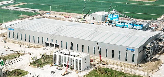 河北武安時產800噸骨料生產線